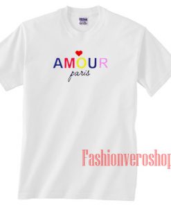 Amour Paris Unisex adult T shirt