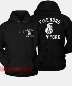 Five Boro New York Reaper HOODIE - Unisex Adult Clothing