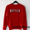 Netflix Logo Red Sweatshirt