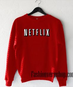 Netflix Logo Red Sweatshirt