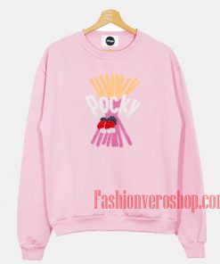 Pocky Strawberry Light Pink Sweatshirt