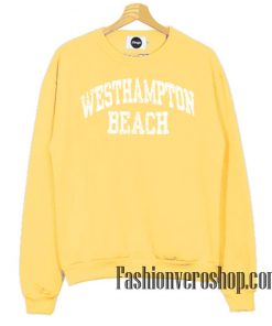 Vintage Westhampton Beach Light Yellow Sweatshirt