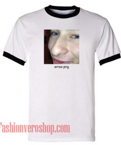 Wrow Png Ringer Unisex adult T shirt