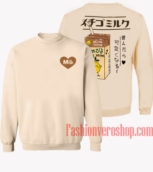 cream color sweatshirt