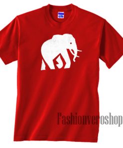 Banana Republic Elephant Red Unisex adult T shirt