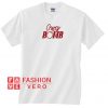 Cherry Bomb Maroon Logo Unisex adult T shirt