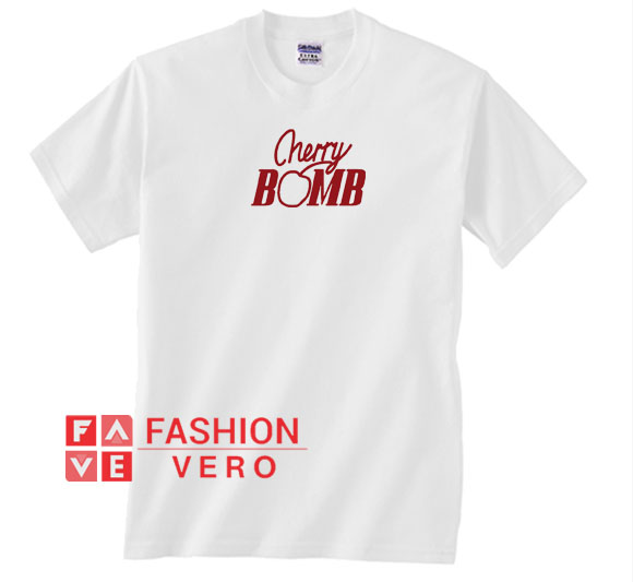 Cherry Bomb Maroon Logo Unisex adult T shirt