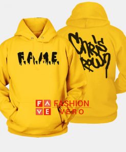 Chris Brown Fame Gold Yellow HOODIE - Unisex Adult Clothing