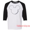 Mickey Mouse Autographs Raglan Unisex Shirt