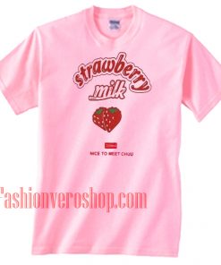 Nice To Meet Chuu Strawberry Milk Unisex adult T shirt