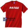 Range Font Unisex adult T shirt