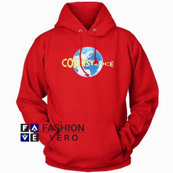 Blood Red Coexistence HOODIE - Unisex Adult Clothing