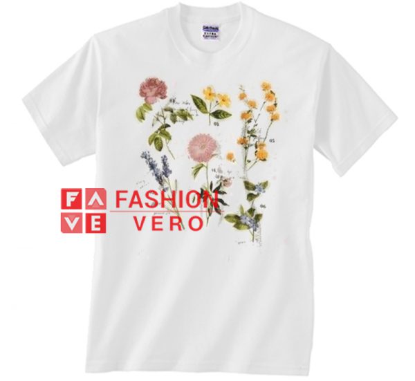 Flower Graphic Unisex adult T shirt