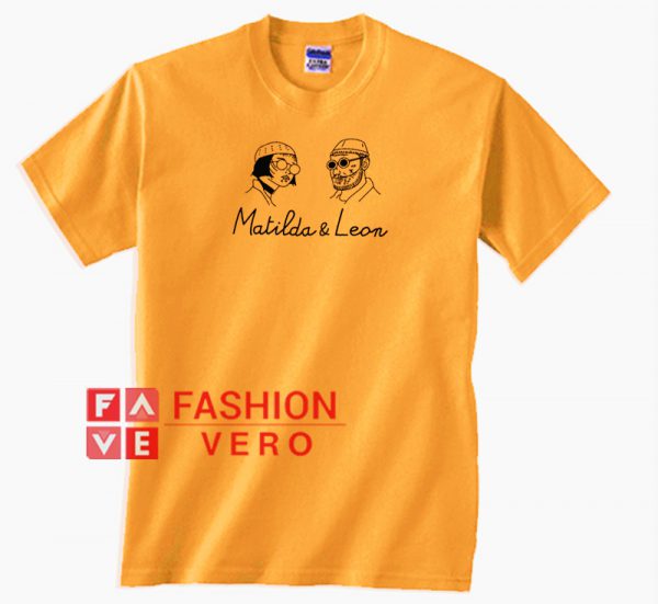 Matilda And Leon Gold Yellow Unisex adult T shirt