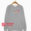 Toothpaste Grey Sweatshirt