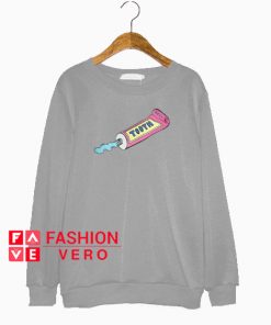 Toothpaste Grey Sweatshirt