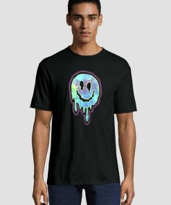 Dripping Smiley Face Unisex adult T shirt