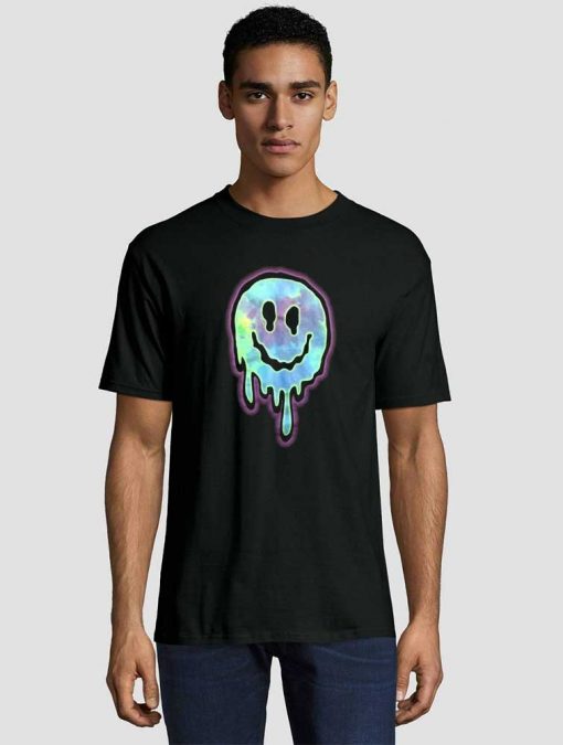 Dripping Smiley Face Unisex adult T shirt