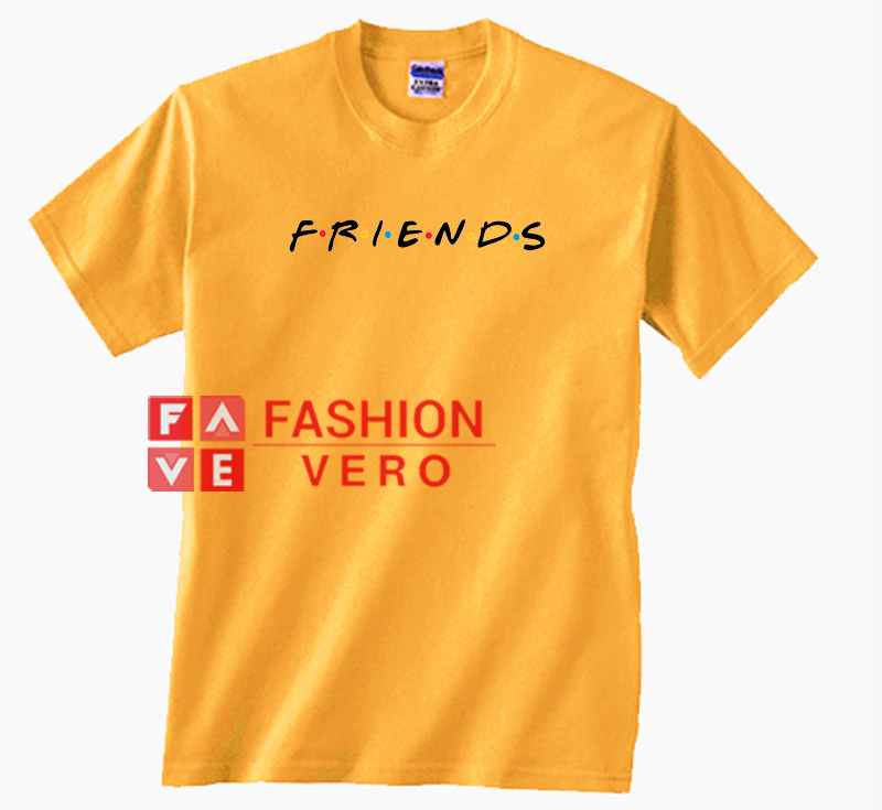Yellow shop friends shirt