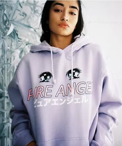 Pure Angel Lavender Color HOODIE Women