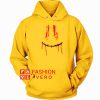Skull Smiley Face Gold Yellow HOODIE - Unisex Adult Clothing