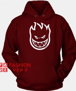 Spitfire Skateboard Maroon HOODIE - Unisex Adult Clothing
