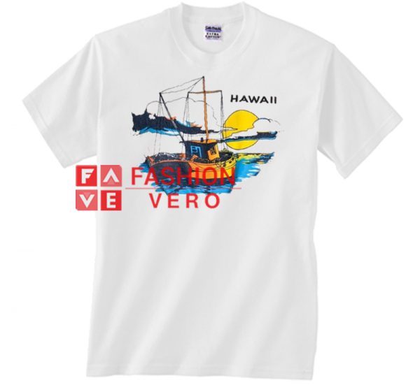 Vintage Hawaii Boat Unisex adult T shirt