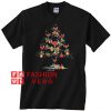 Wine Glass Christmas Tree Unisex adult T shirt