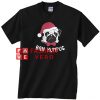 Bulldog Bah Humbug Christmas Unisex adult T shirt