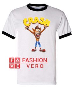 Crash Bandicoot Ringer T shirt