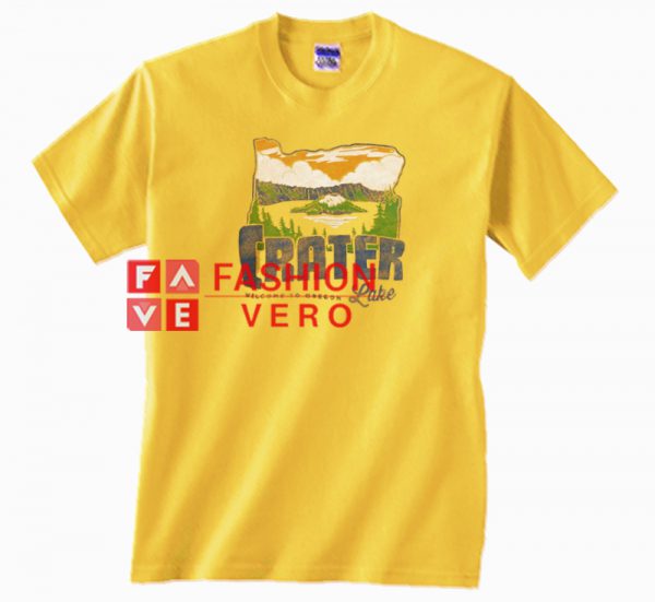 Crater Lake Yellow Unisex adult T shirt