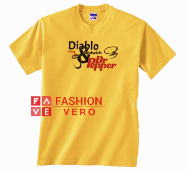 Diablo Sandwich And Dr Pepper Unisex adult T shirt