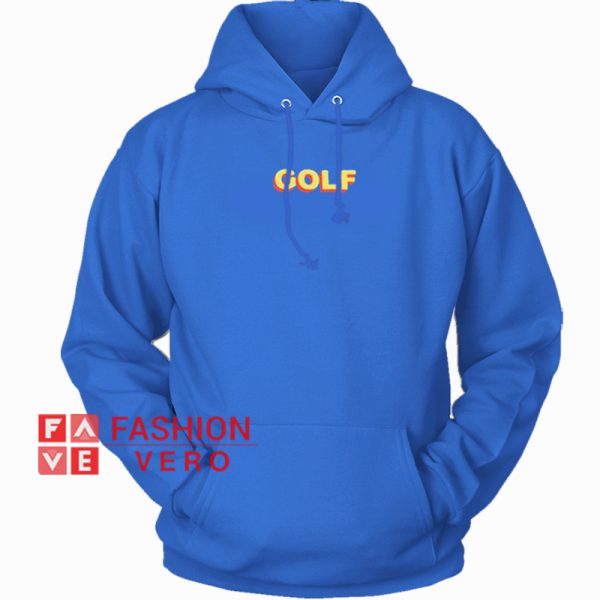 Golf Logo Blue HOODIE - Unisex Adult Clothing