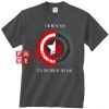 I'm With You Till The End Of The Line Dark Grey Unisex adult T shirt