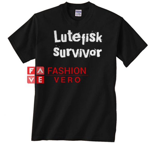 Lutefisk Survivor Unisex adult T shirt
