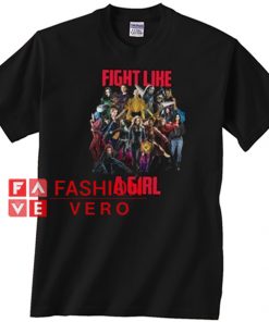 Marvel Girl Fight Like A Girl Unisex adult T shirt