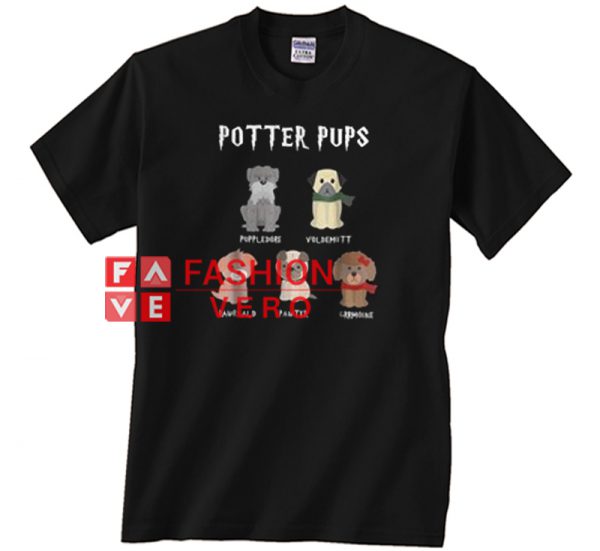 Potter Pups Unisex adult T shirt