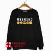 Weekend Emoji Sweatshirt