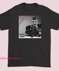 T-shirt featuring Lil Wayne's Tha Carter II album artwork, with bold graphic design and artist branding