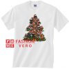 Basset Hound Christmas tree Unisex adult T shirt