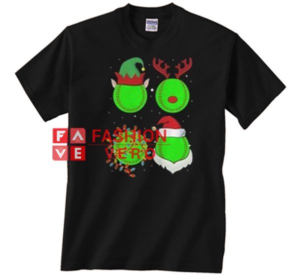 Christmas For Softball Unisex adult T shirt