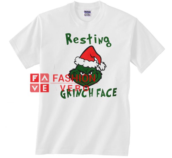 Christmas Resting Grinch Face Unisex adult T shirt