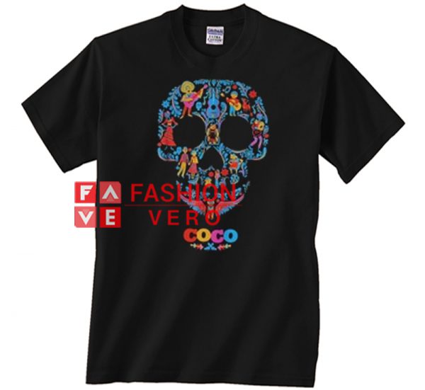 Coco Skull Pattern Unisex adult T shirt