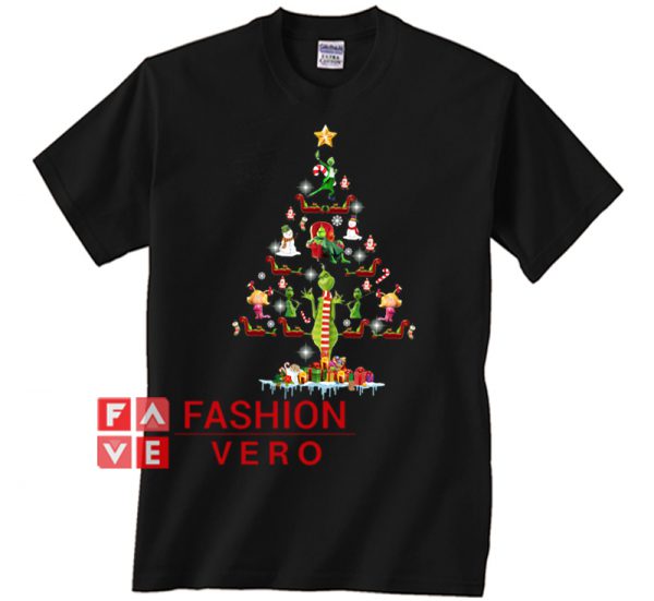 Grinch Christmas Tree Unisex adult T shirt