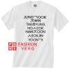 Jung Kook Korean Unisex adult T shirt