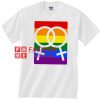Lesbian Pride Rainbow Unisex adult T shirt