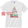 Meowy Christmas Tree Unisex adult T shirt