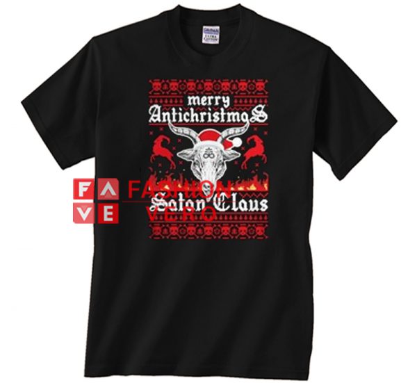 Merry Antichristmas Satan Claus Unisex adult T shirt