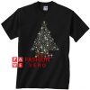 Merry Christmas wine Christmas tree Unisex adult T shirt