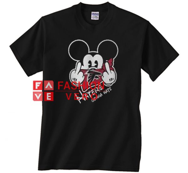 NFL Atlanta Falcons haters gonna hate Mickey Mouse Unisex adult T shirt